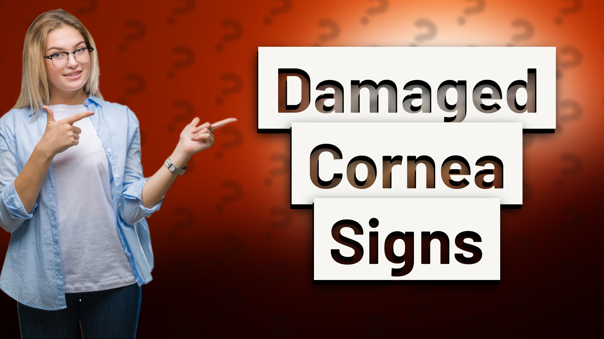 Damaged Cornea Signs