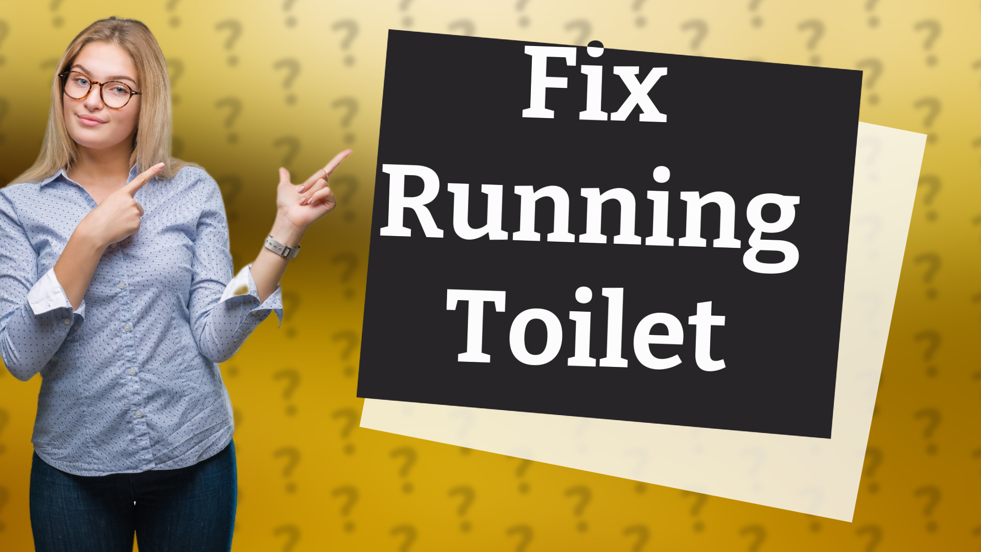 Fix Running Toilet