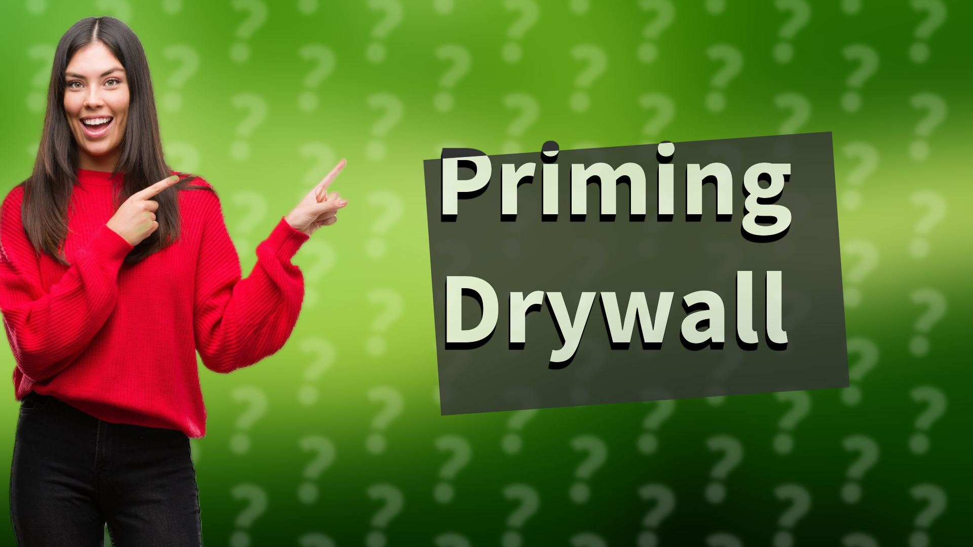 Priming Drywall