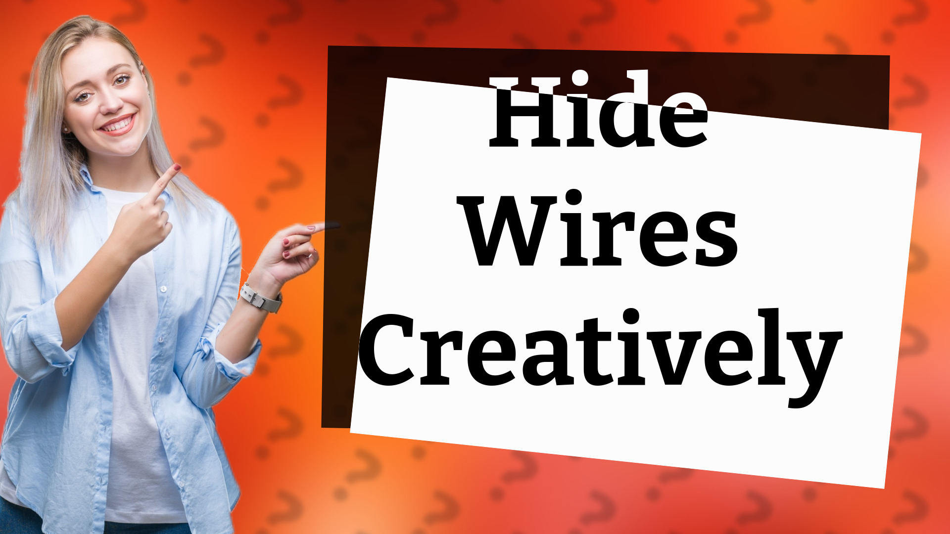 Hide Wires Creatively