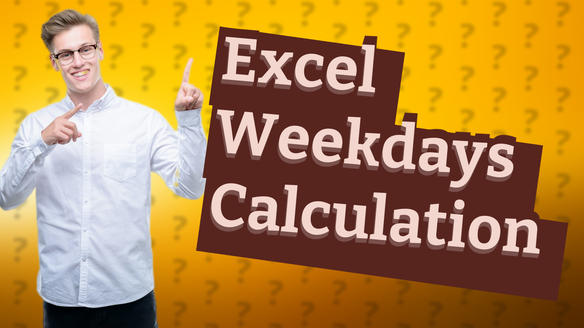 Excel Weekdays Calculation
