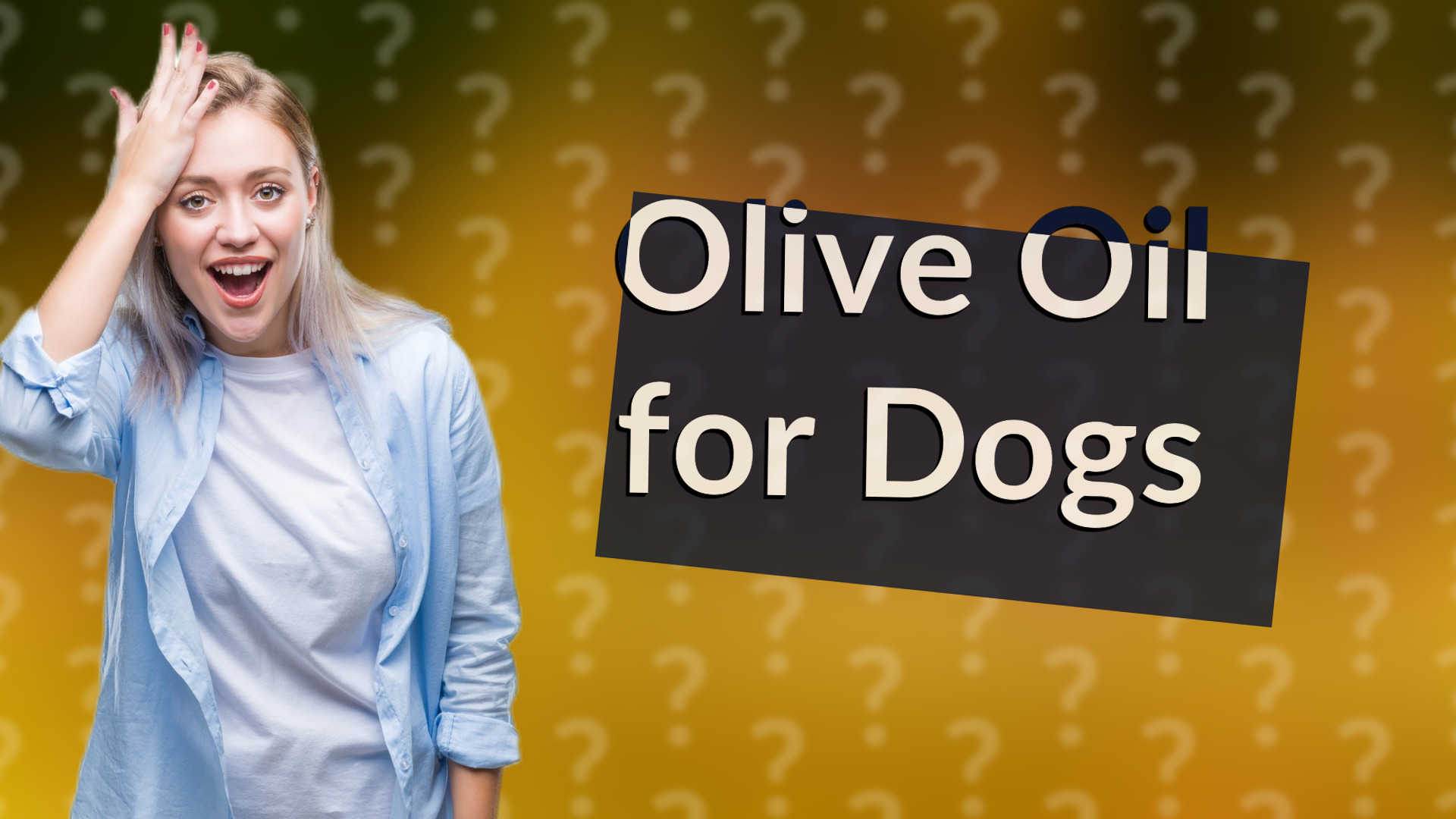 Olive Oil for Dogs