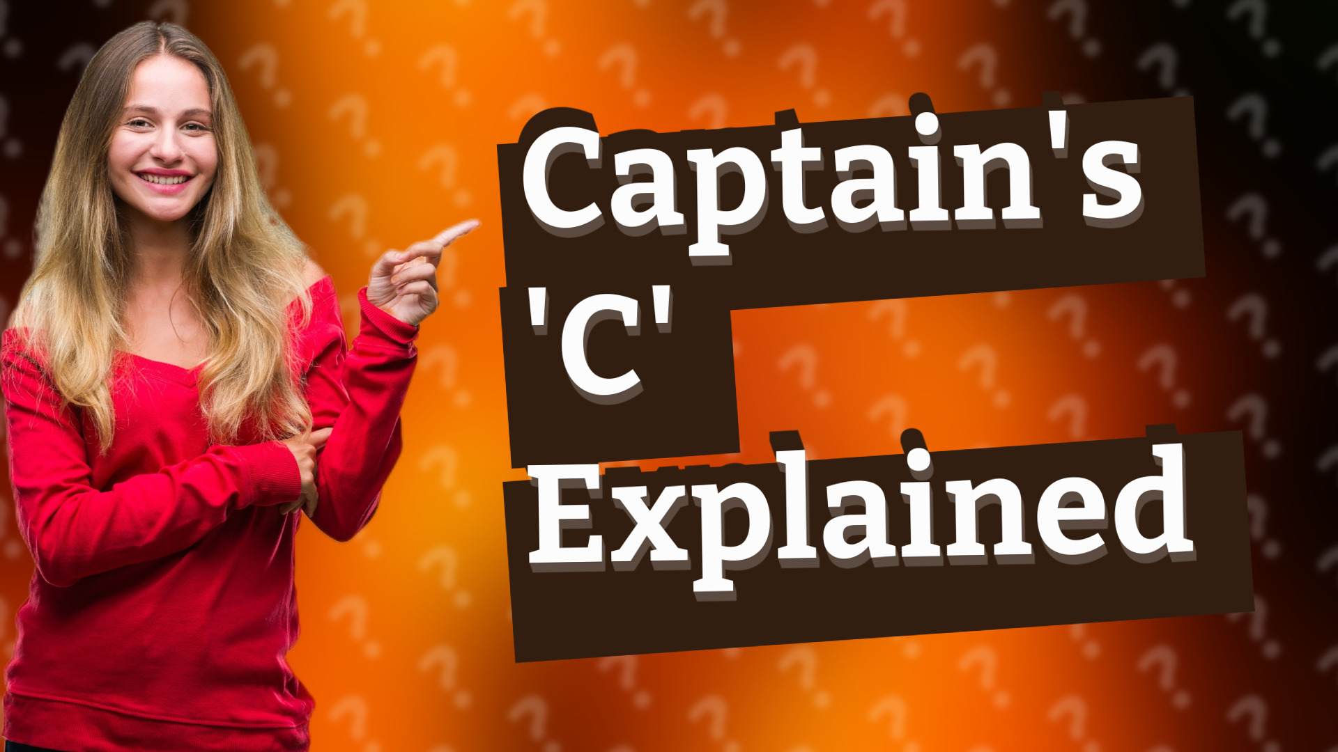 Captain's 'C' Explained