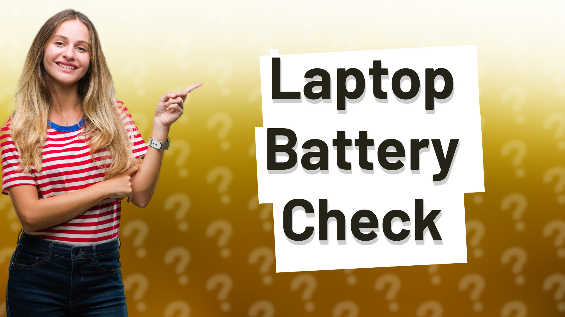 Laptop Battery Check