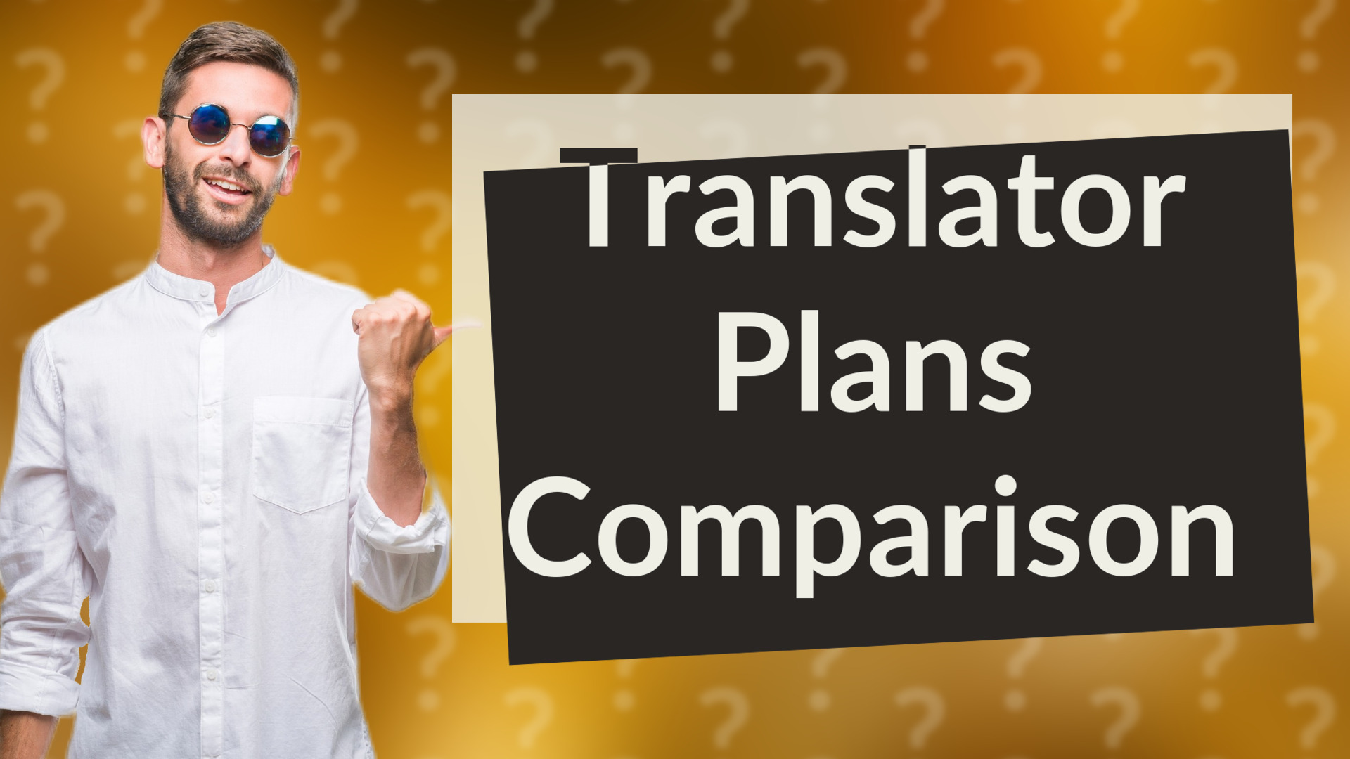 Translator Plans Comparison