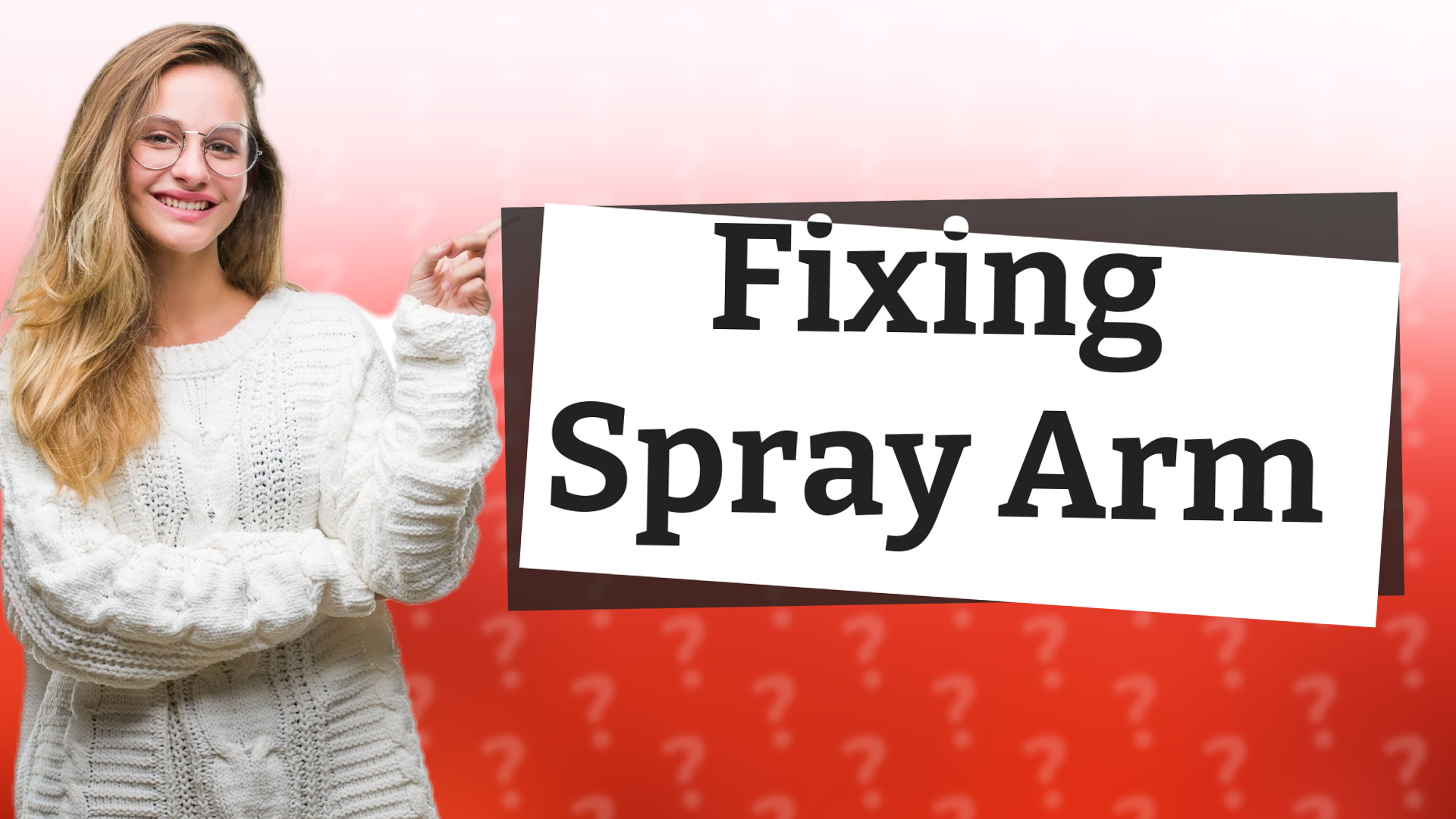 Fixing Spray Arm
