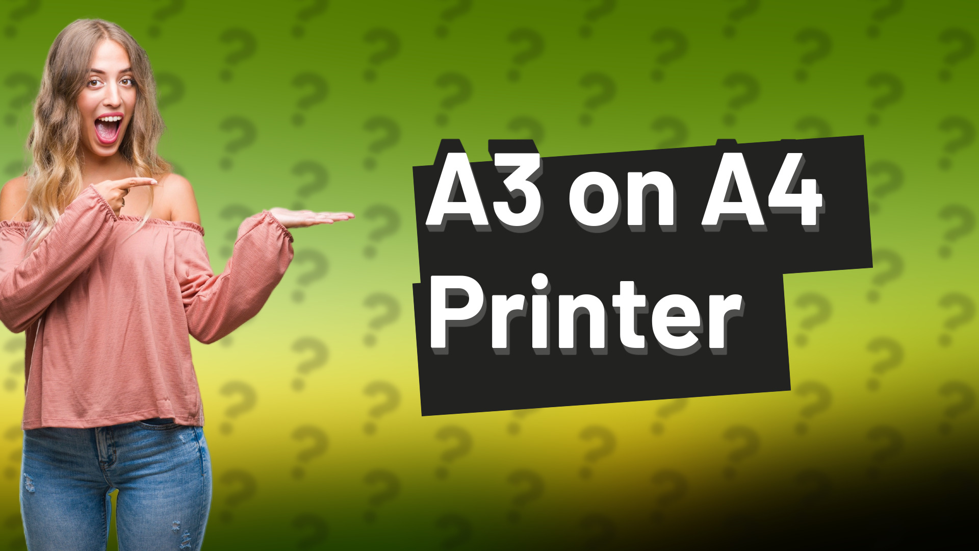 A3 on A4 Printer