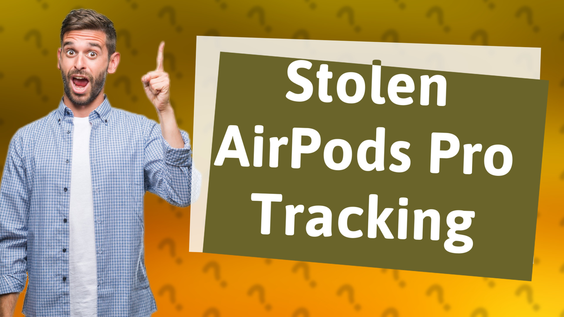 Stolen AirPods Pro Tracking