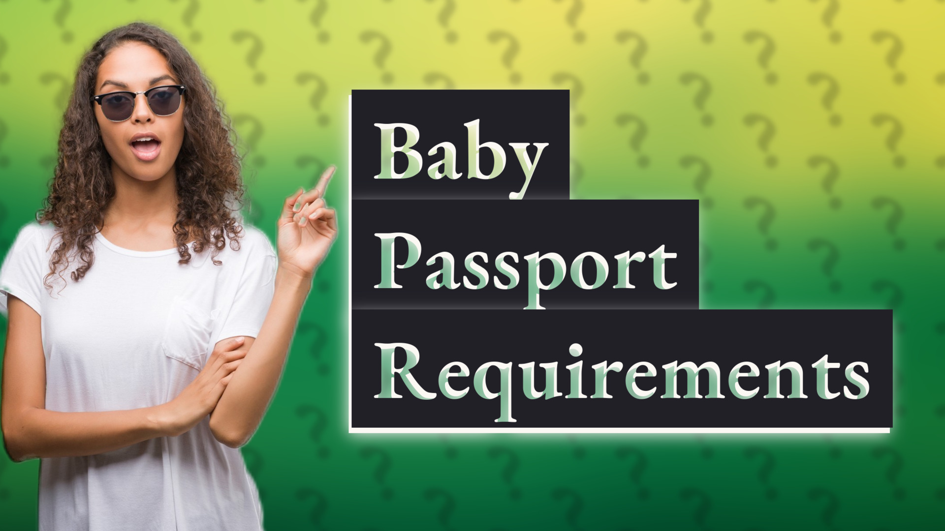 Baby Passport Requirements