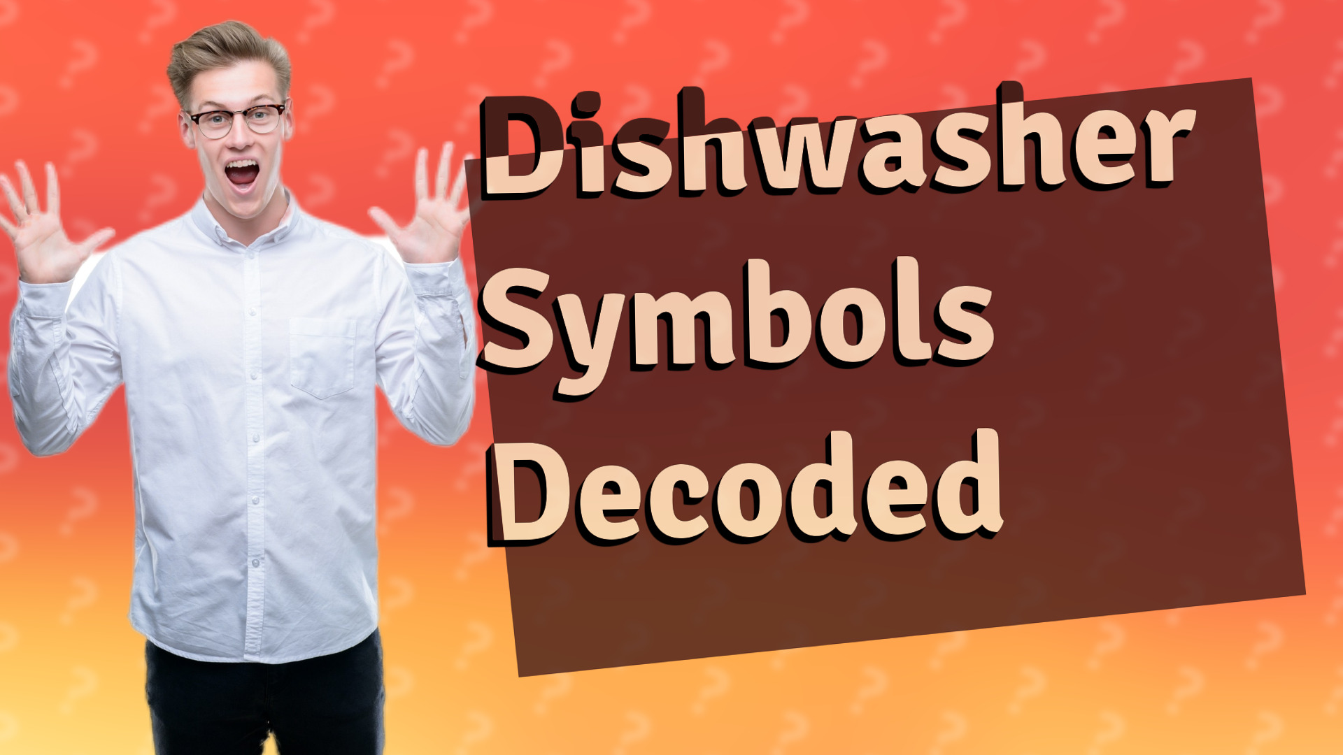 Dishwasher Symbols Decoded