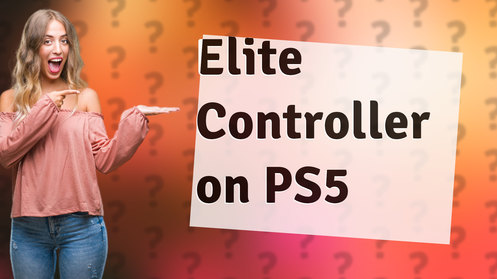 Elite Controller on PS5