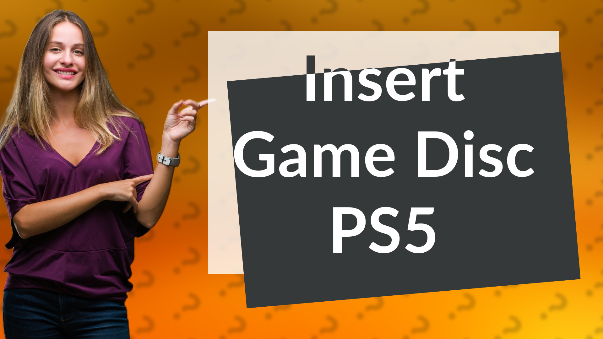 Insert Game Disc PS5