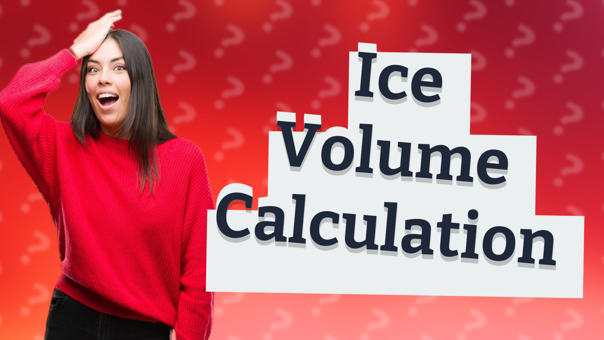 Ice Volume Calculation