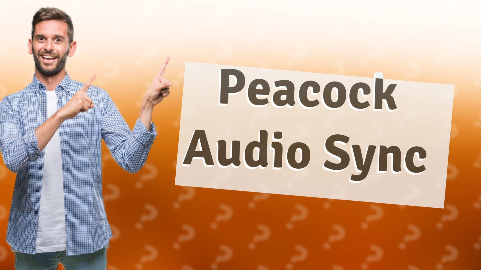 Peacock Audio Sync