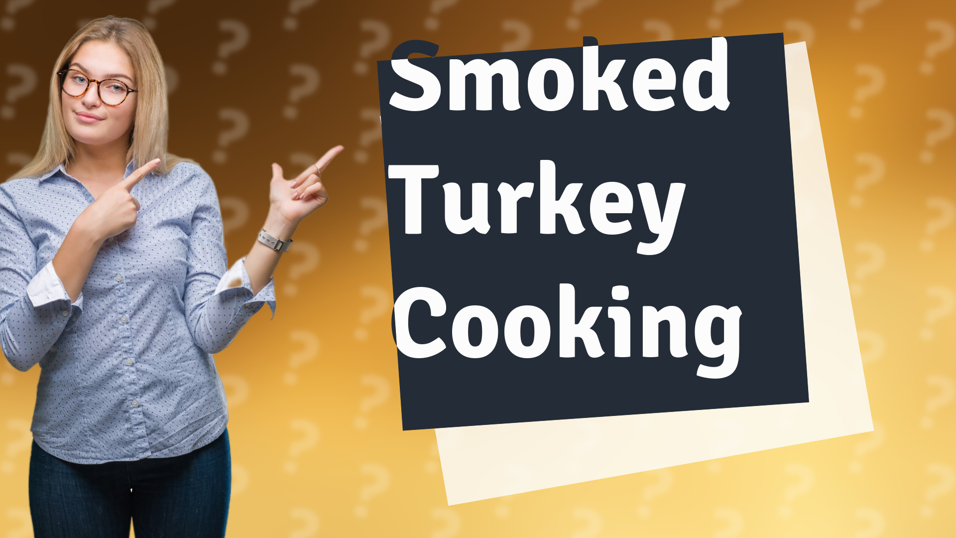 Smoked Turkey Cooking