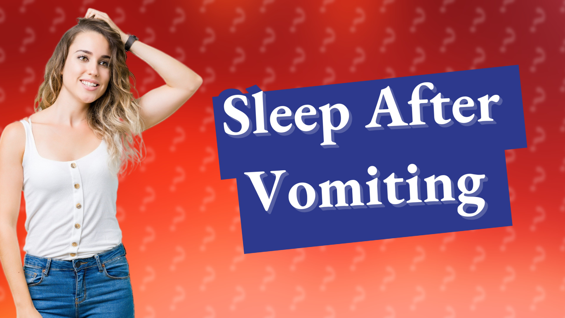 Sleep After Vomiting