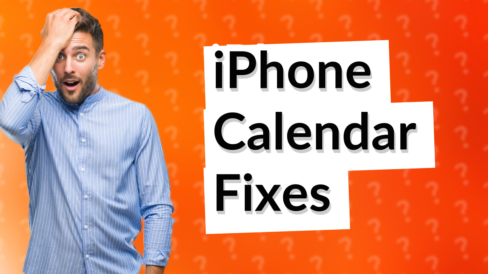 iPhone Calendar Fixes