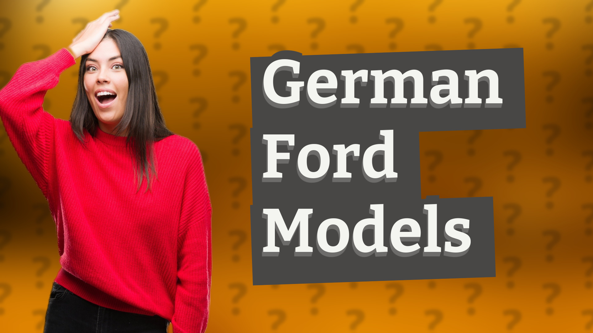 German Ford Models