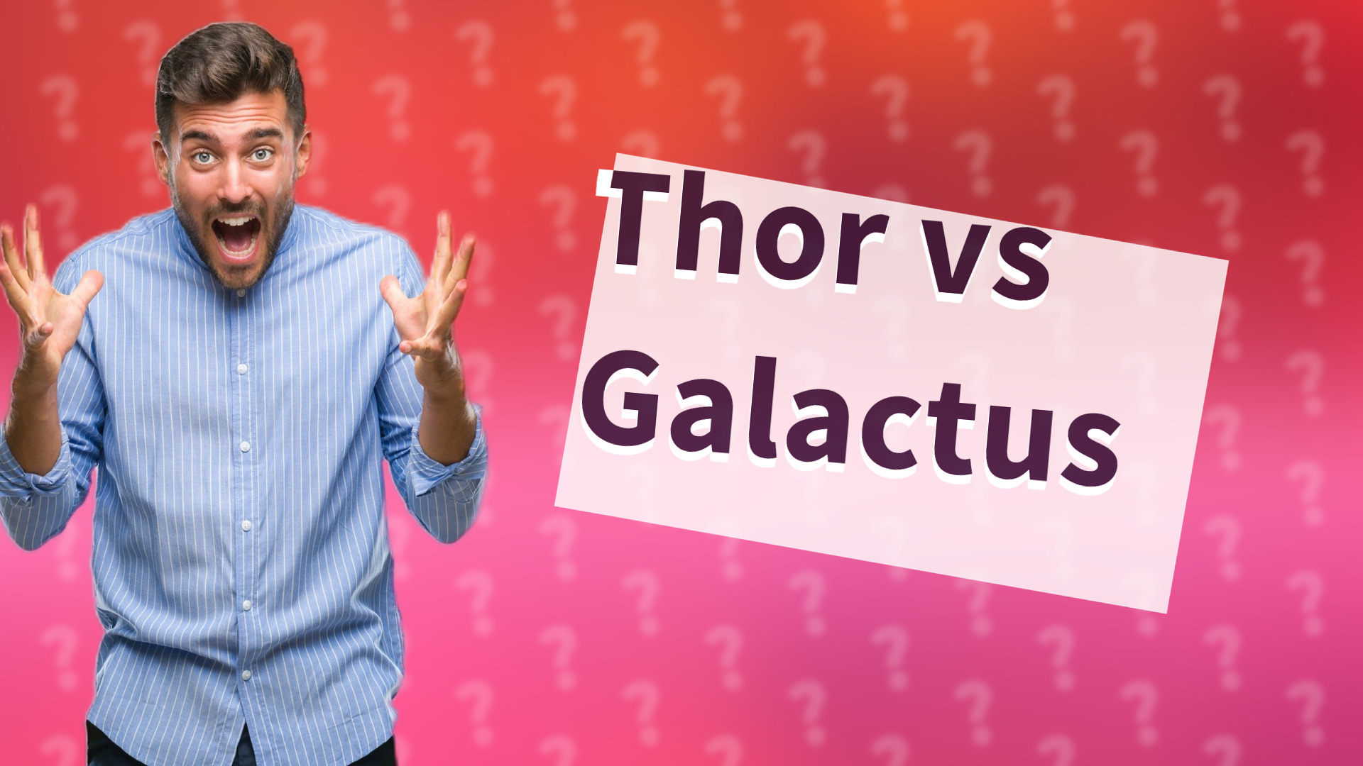 Thor vs Galactus