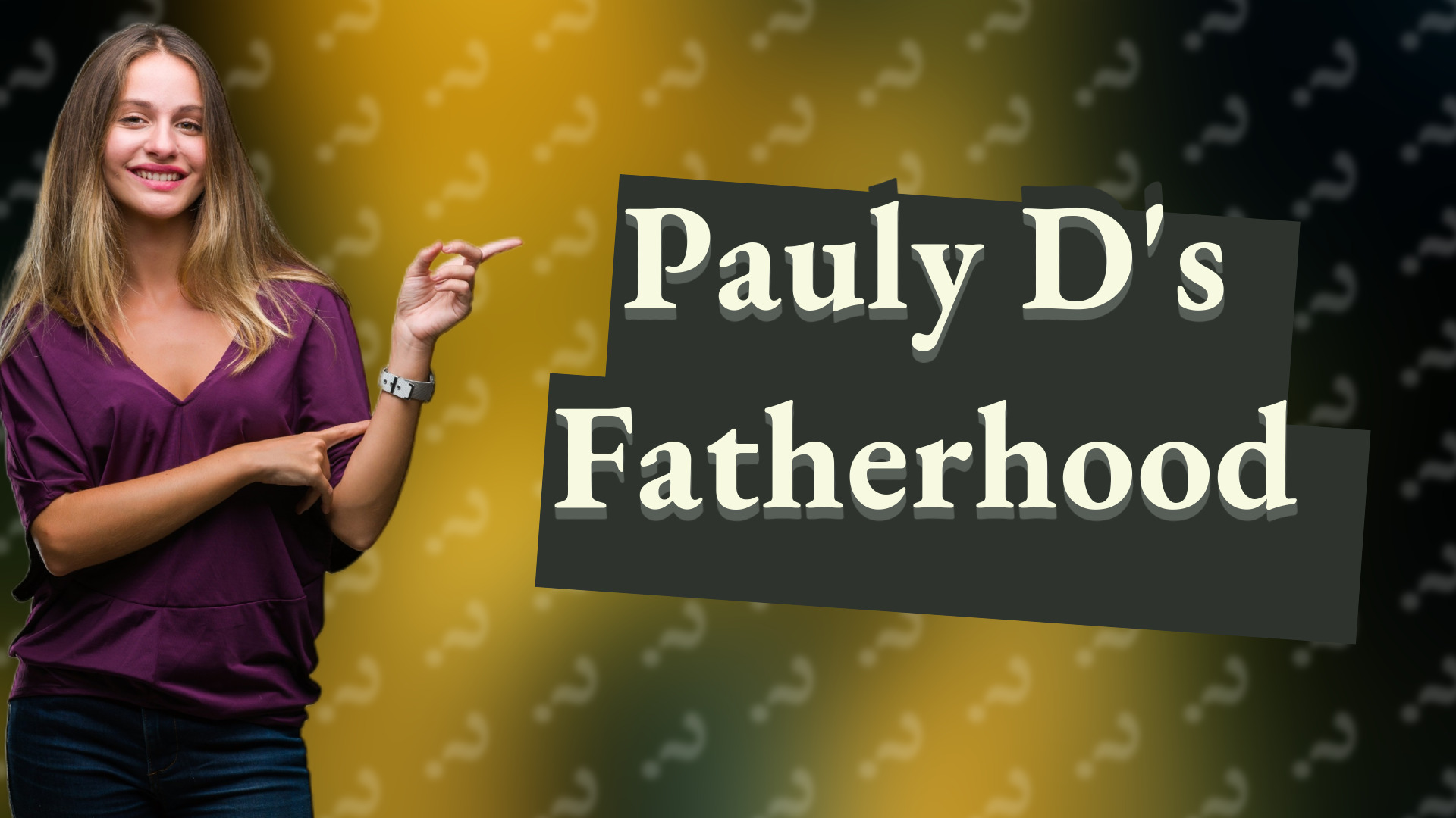 Pauly D's Fatherhood