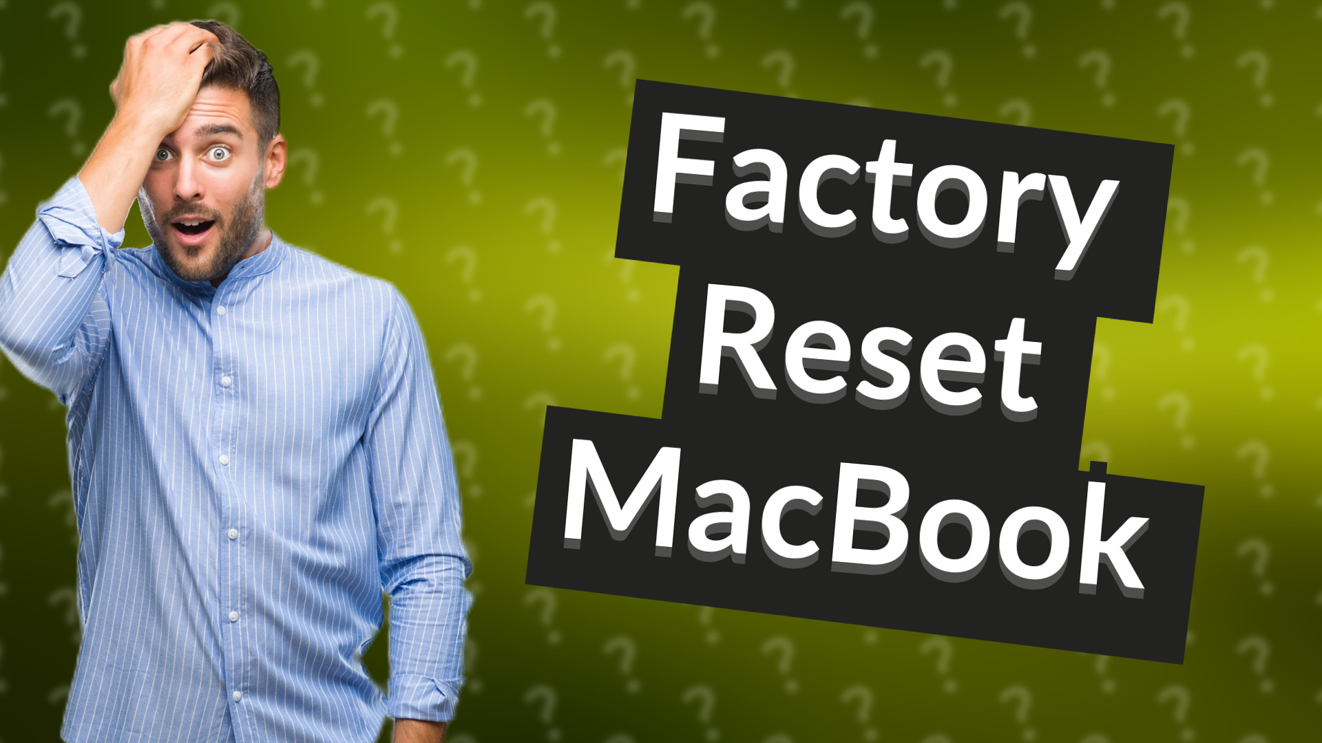 Factory Reset MacBook