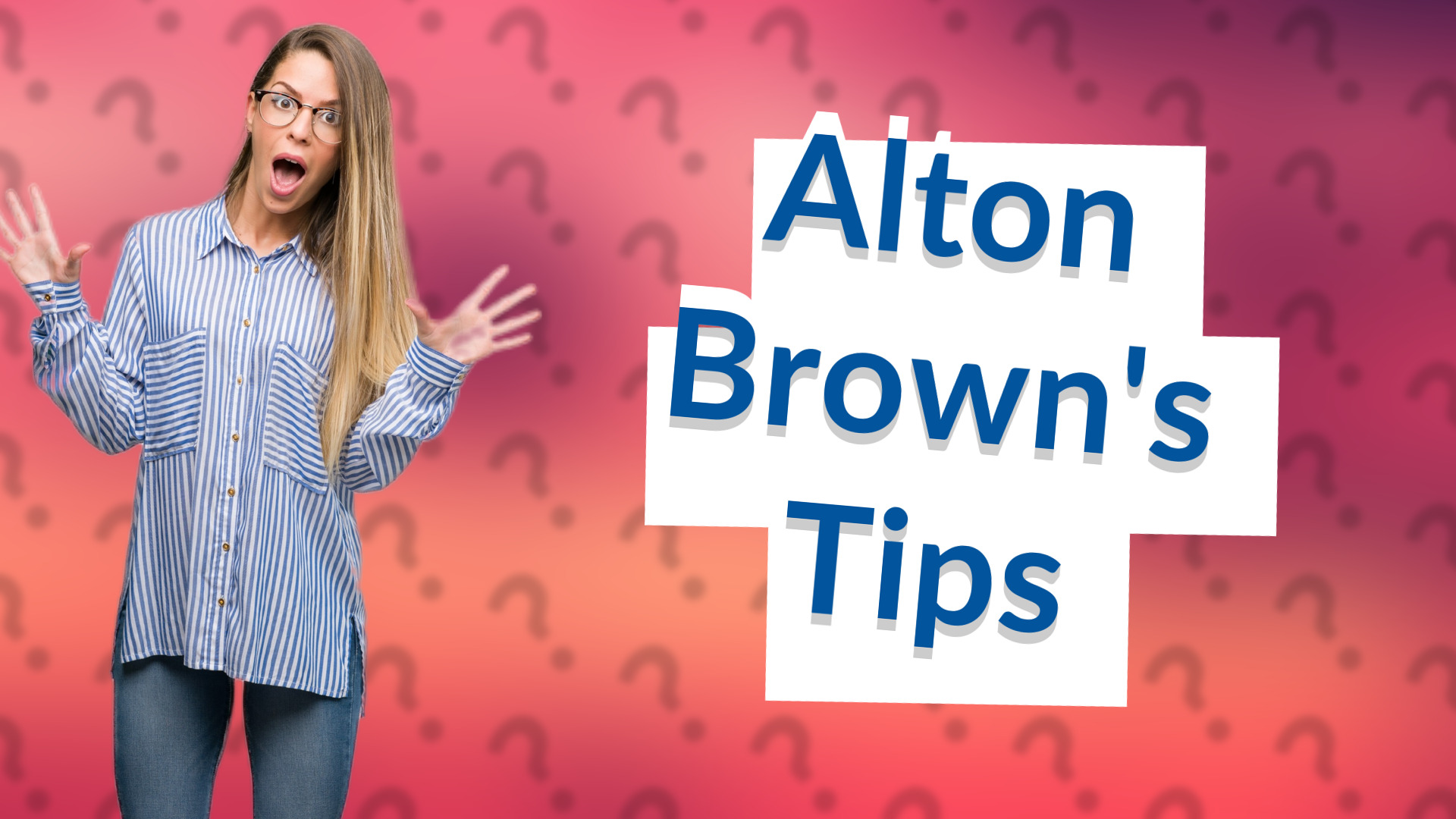 Alton Brown's Tips