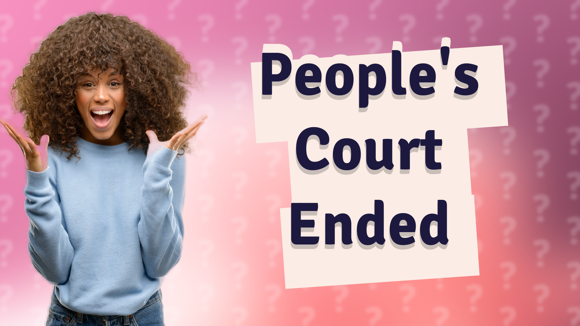 People's Court Ended