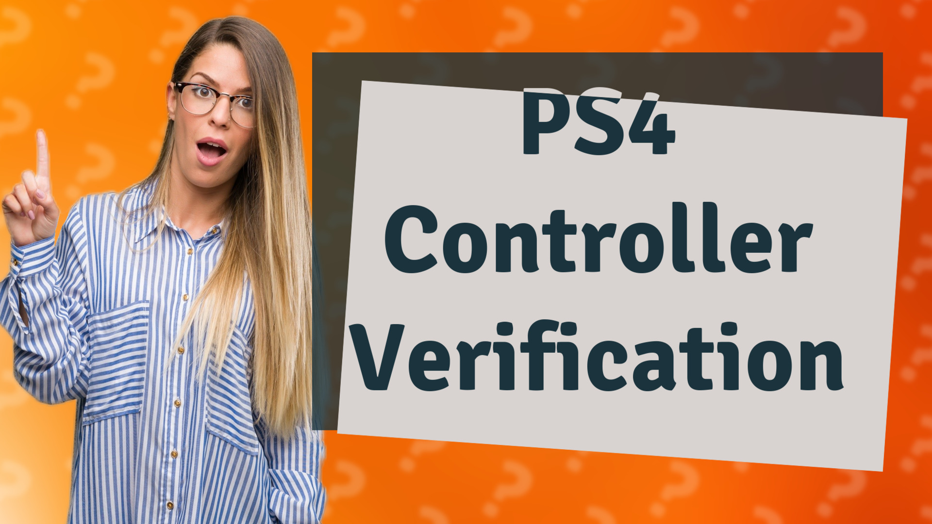 PS4 Controller Verification