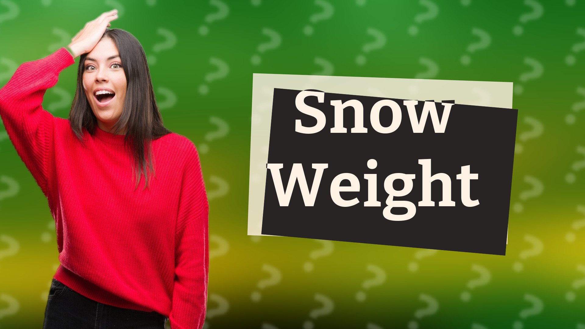 Snow Weight