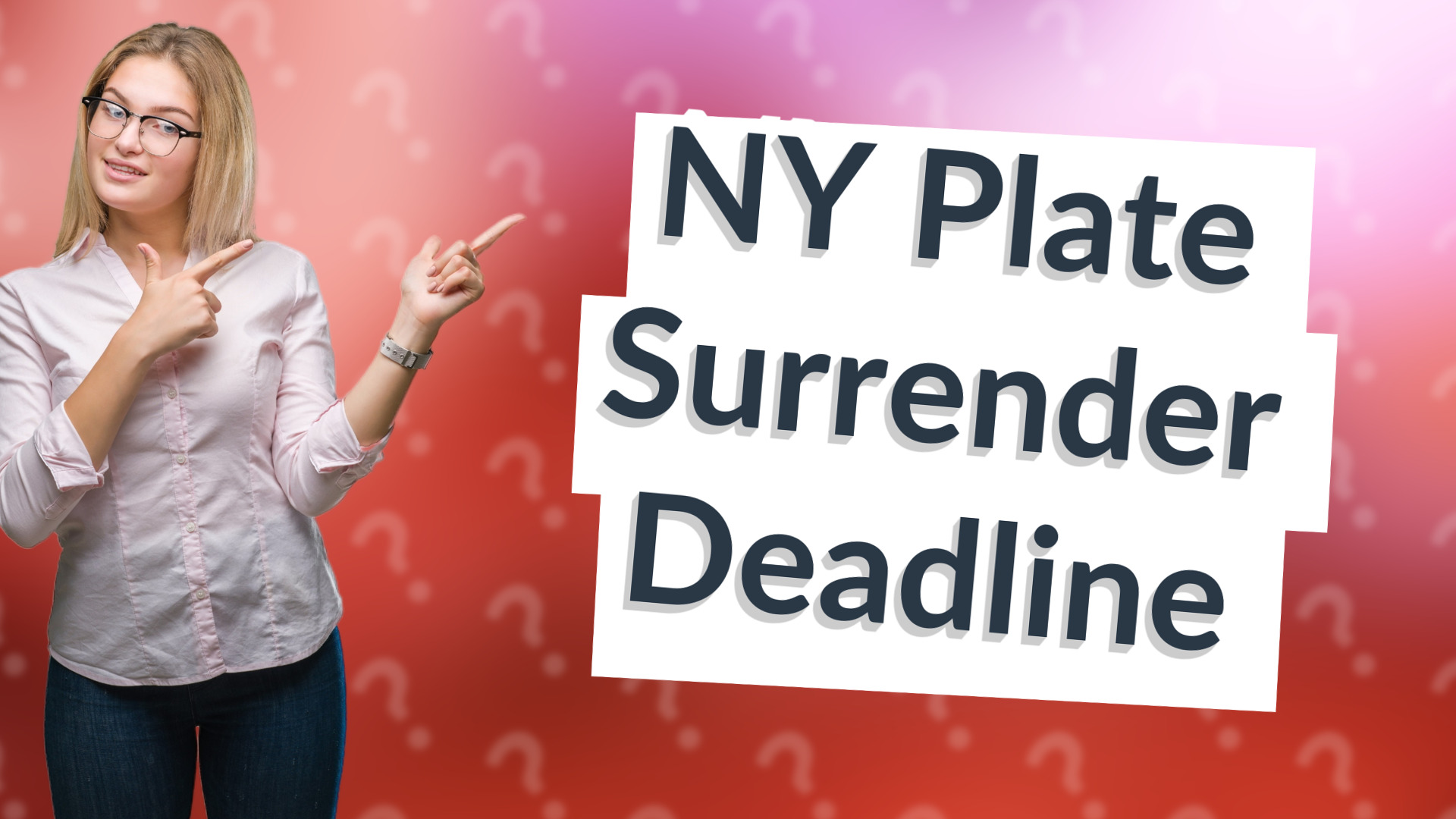 NY Plate Surrender Deadline