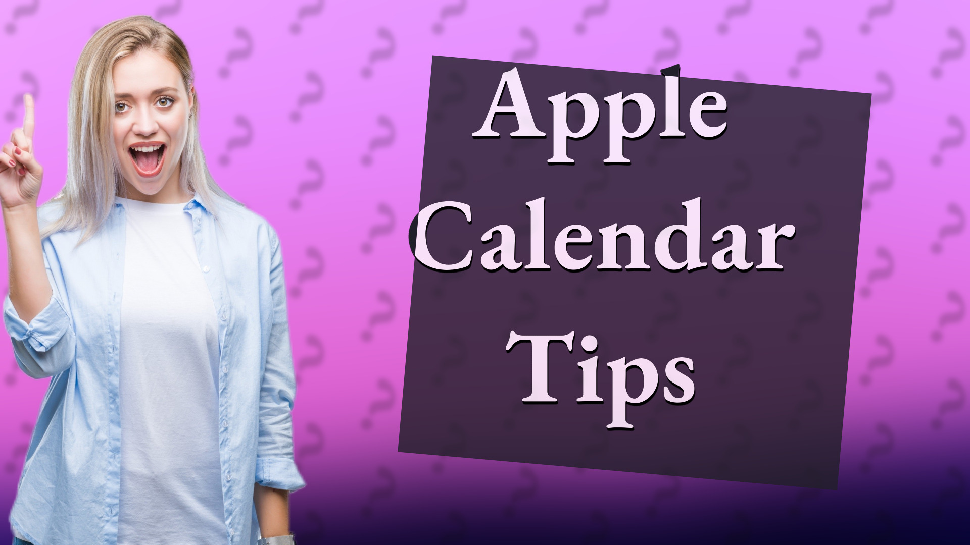 Apple Calendar Tips