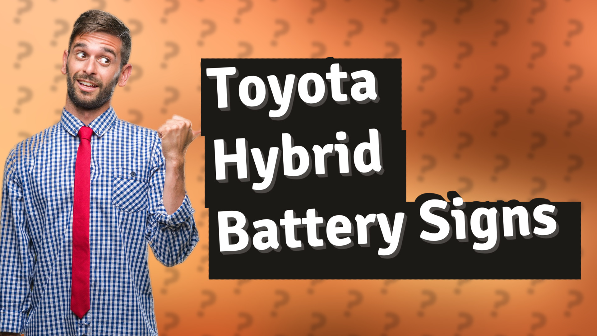 Toyota Hybrid Battery Signs