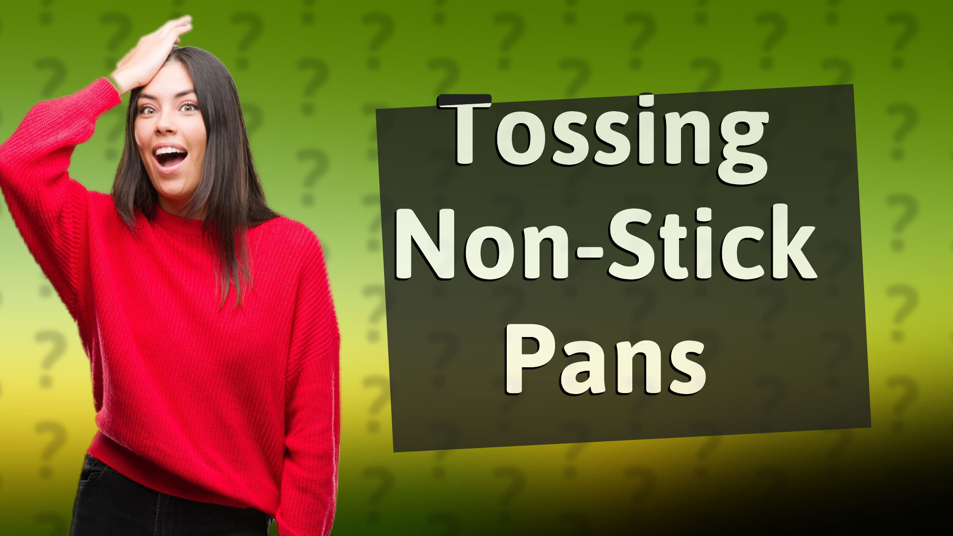 Tossing Non-Stick Pans