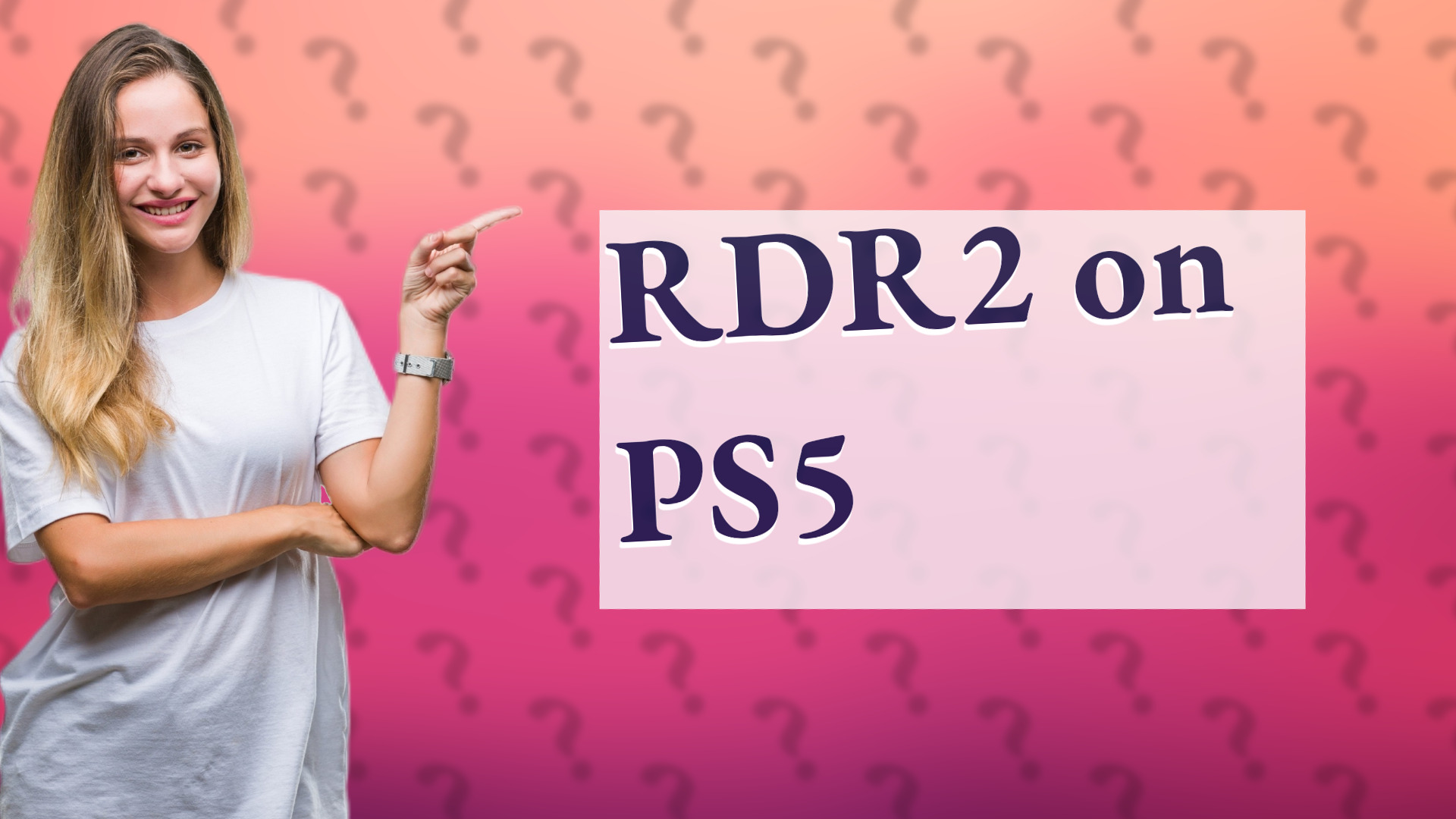 RDR2 on PS5