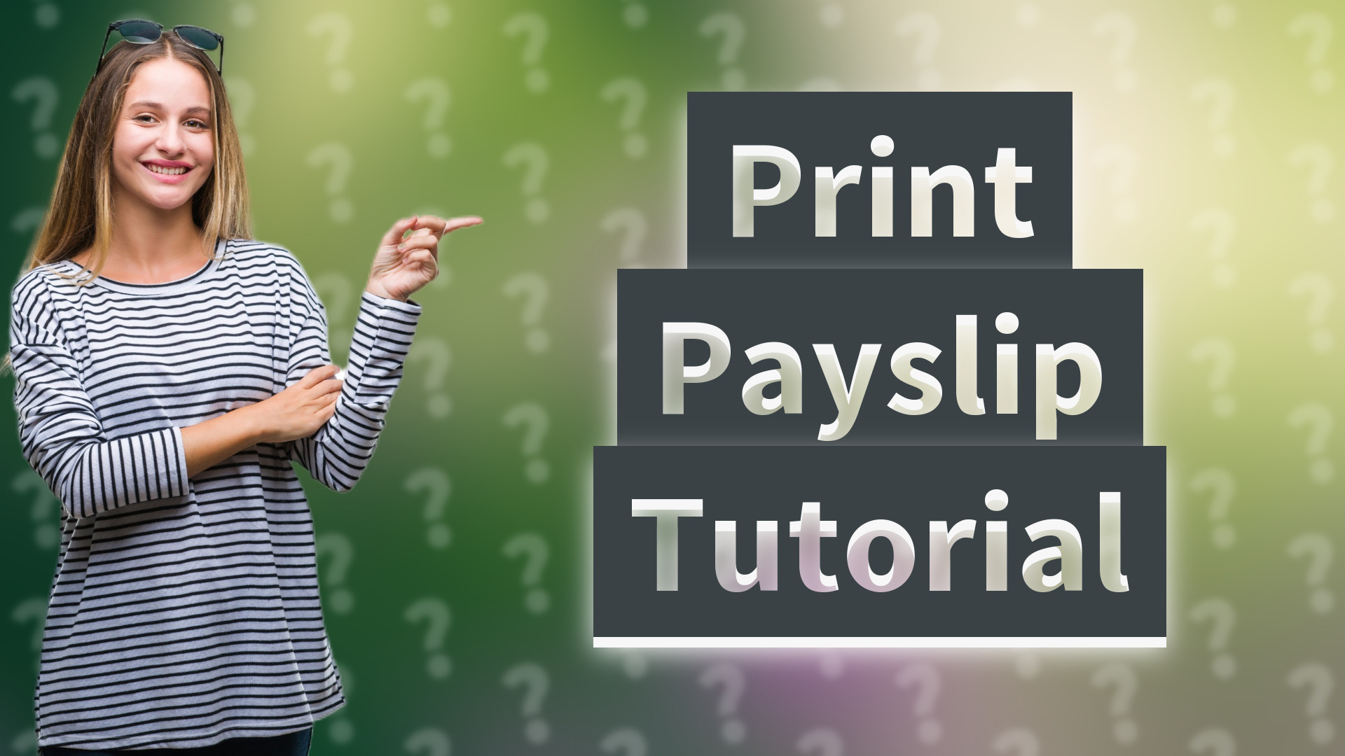 Print Payslip Tutorial