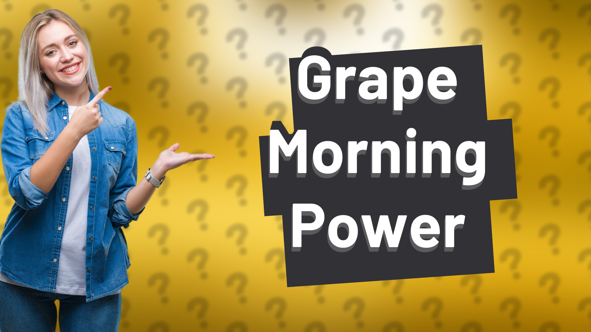 Grape Morning Power