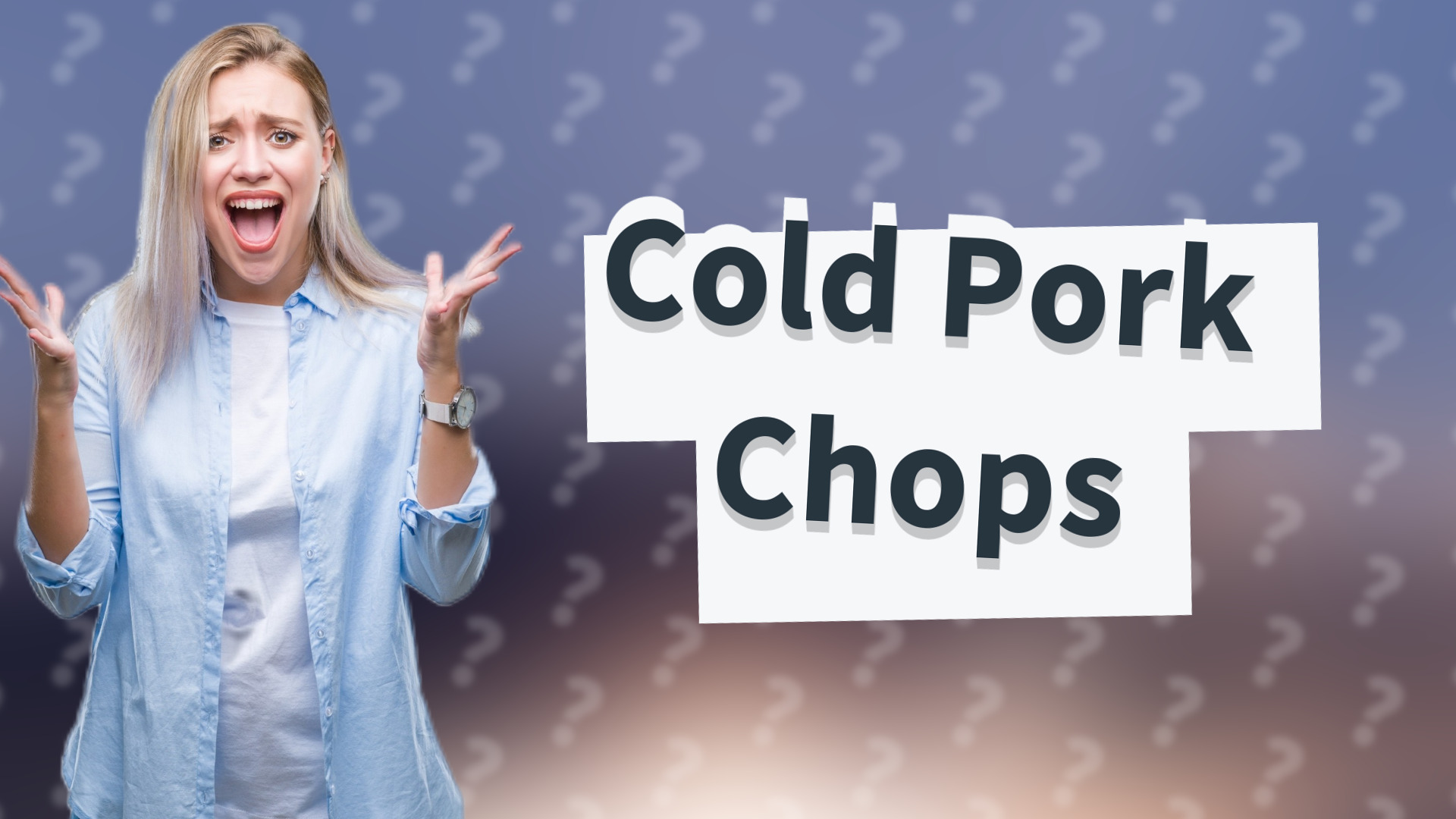 Cold Pork Chops