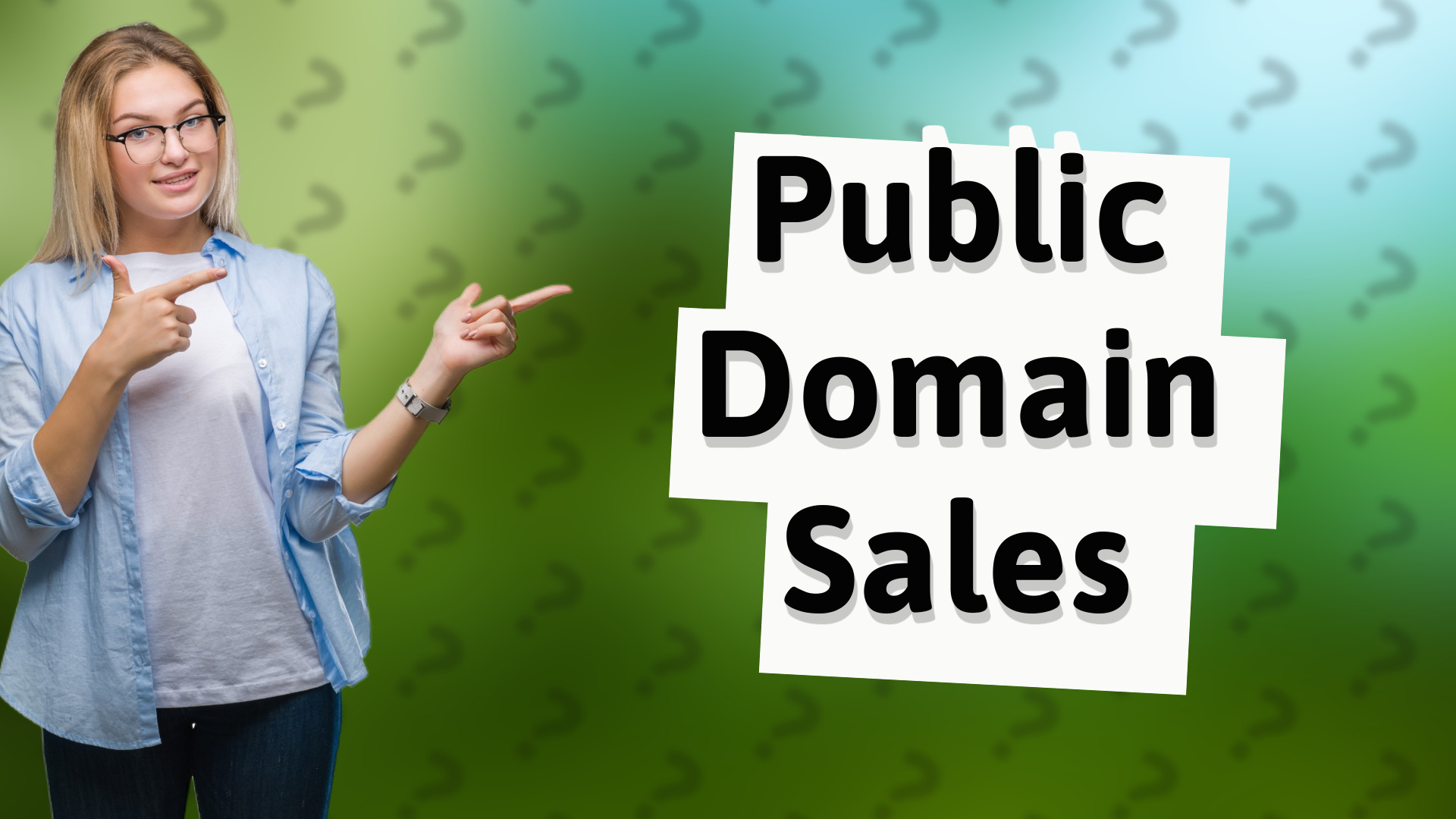 Public Domain Sales