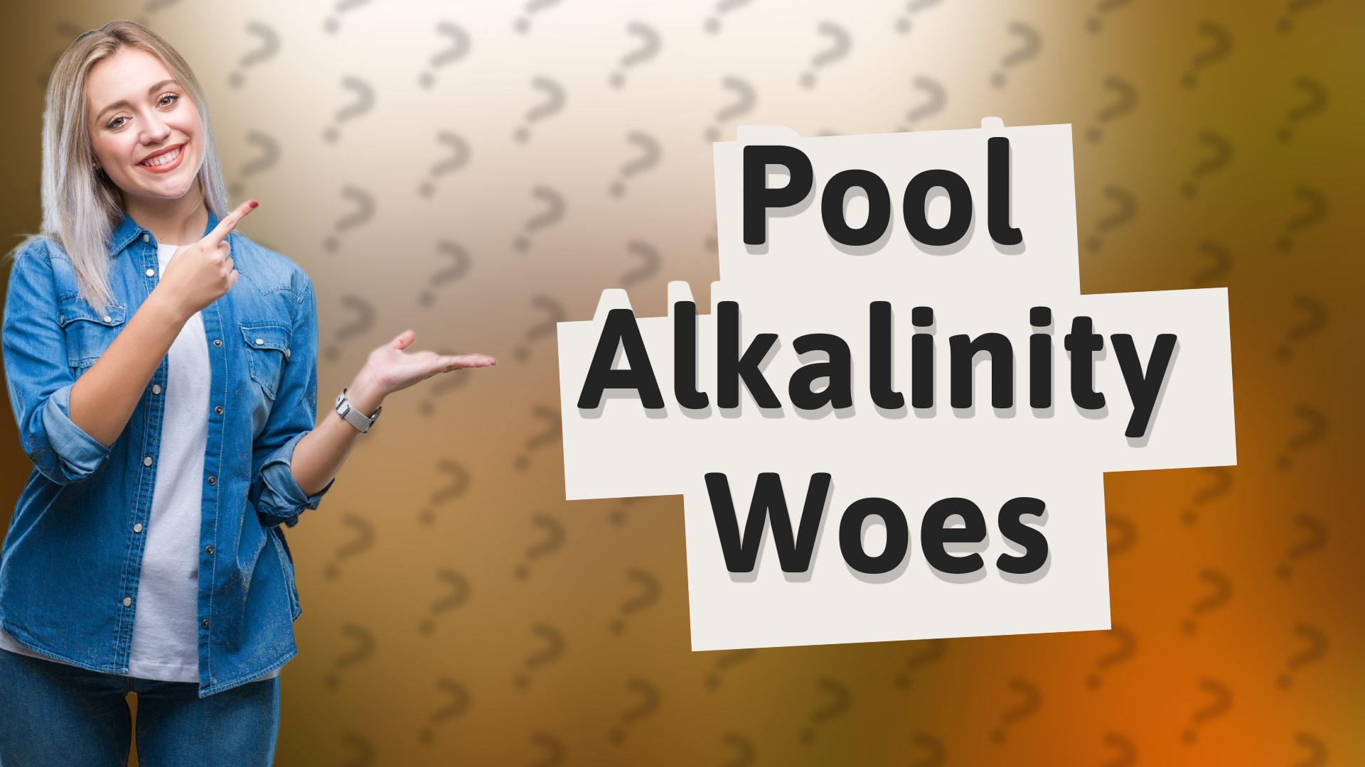 Pool Alkalinity Woes
