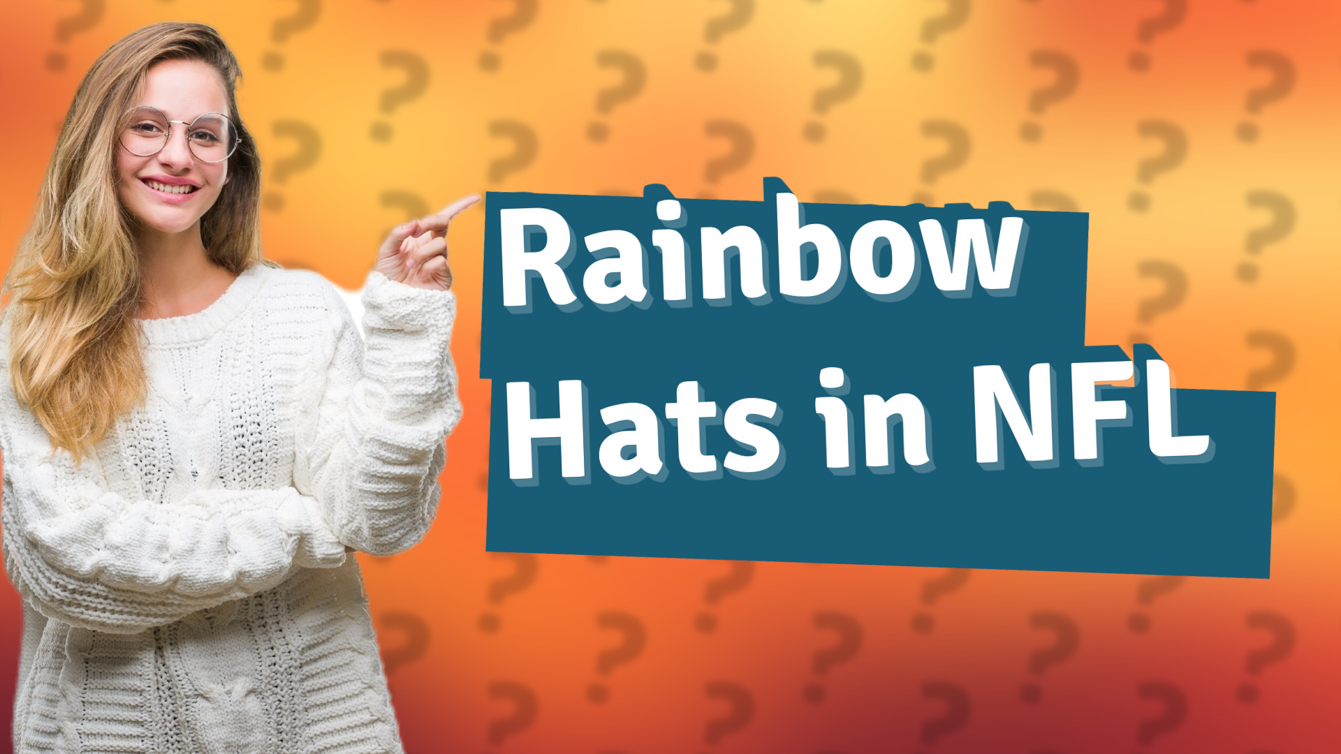 Rainbow Hats in NFL