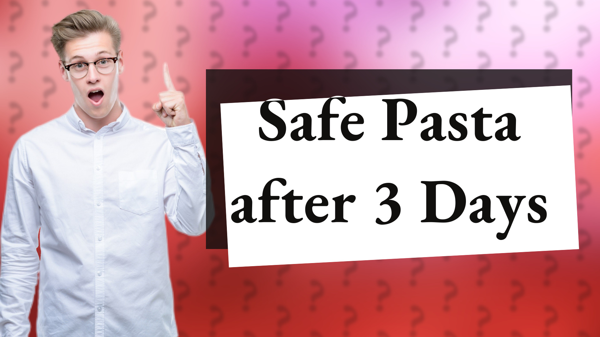 Safe Pasta after 3 Days