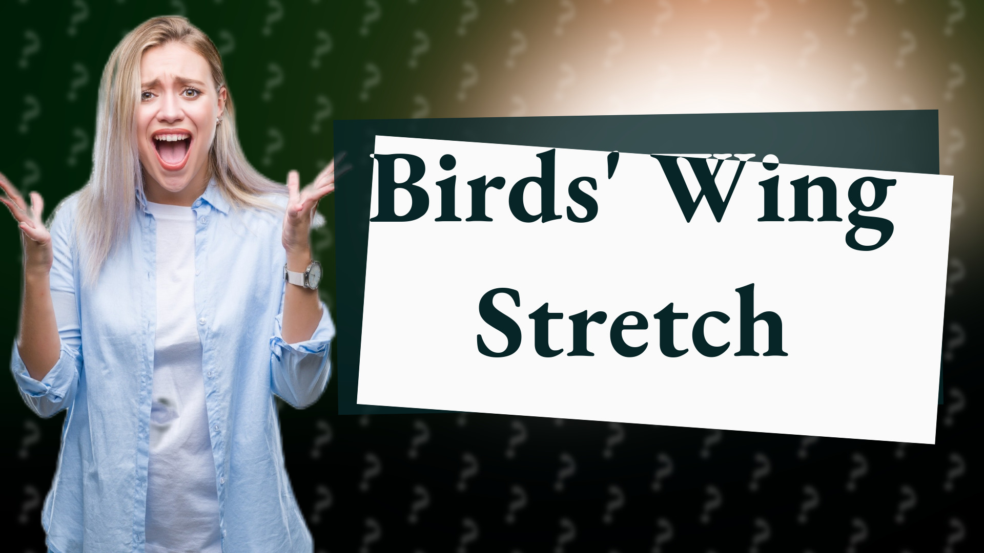Birds' Wing Stretch