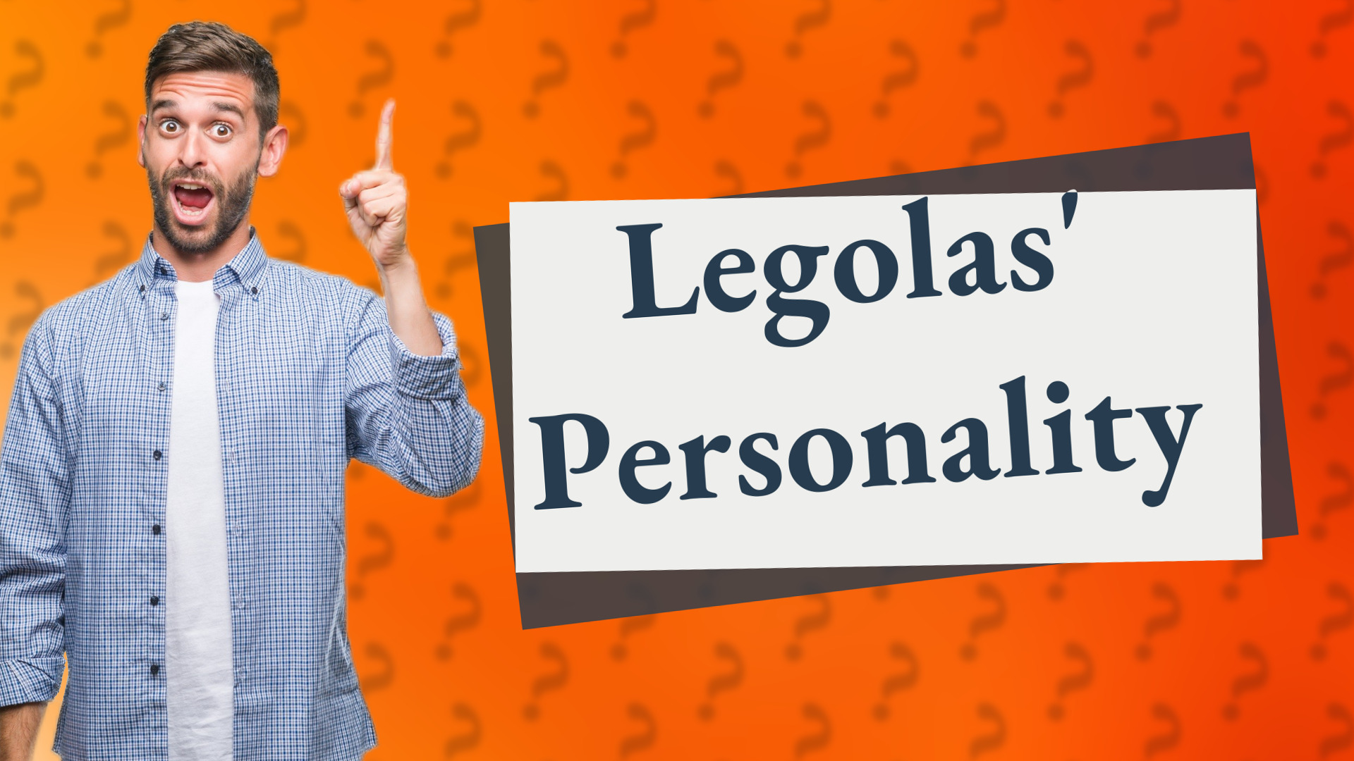 Legolas' Personality