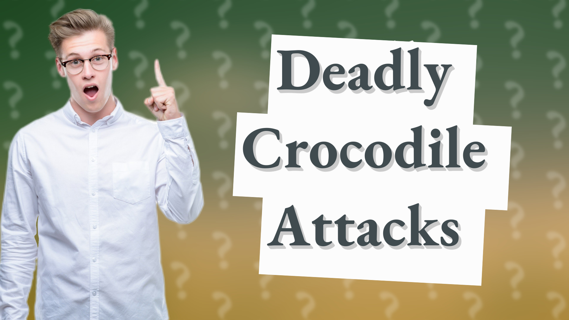 Deadly Crocodile Attacks
