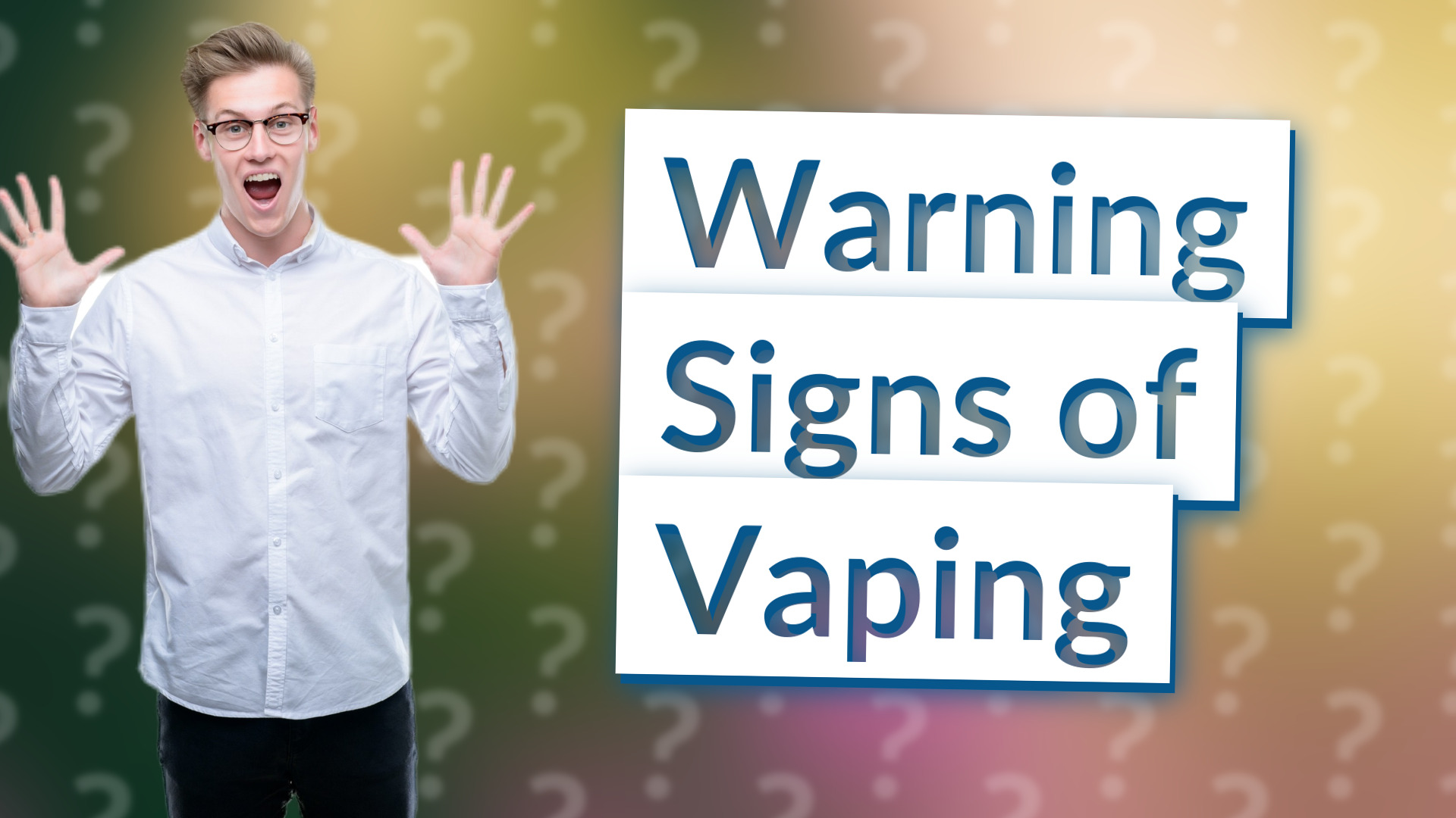 Warning Signs of Vaping