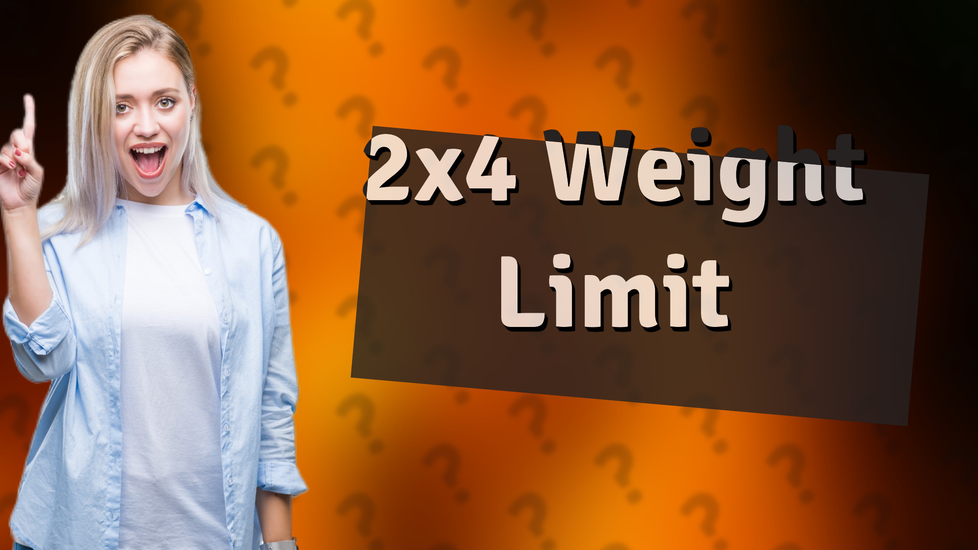 2x4 Weight Limit