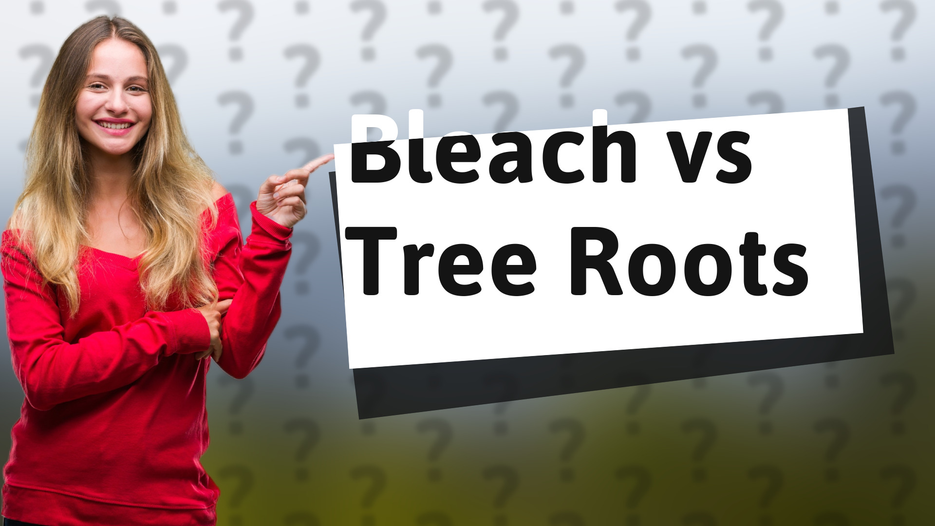 Bleach vs Tree Roots