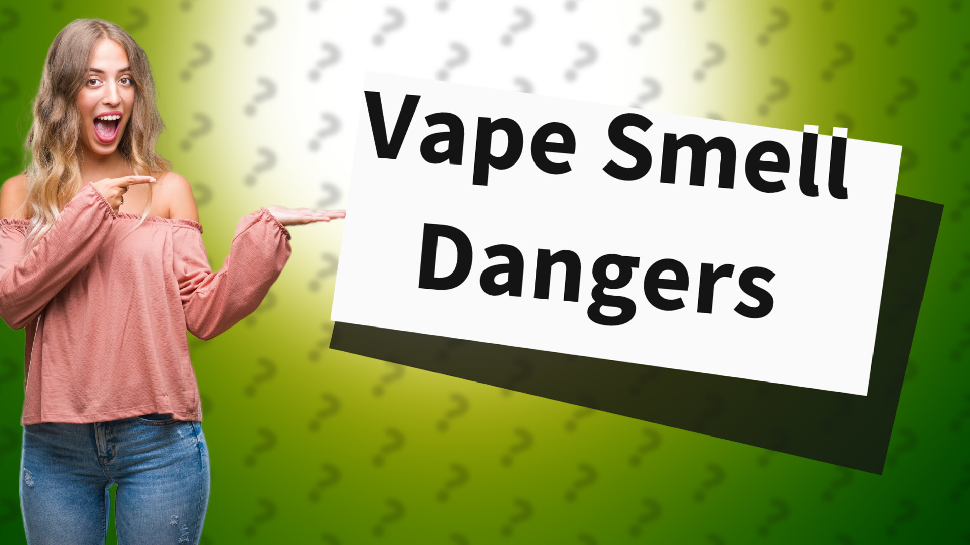 Vape Smell Dangers