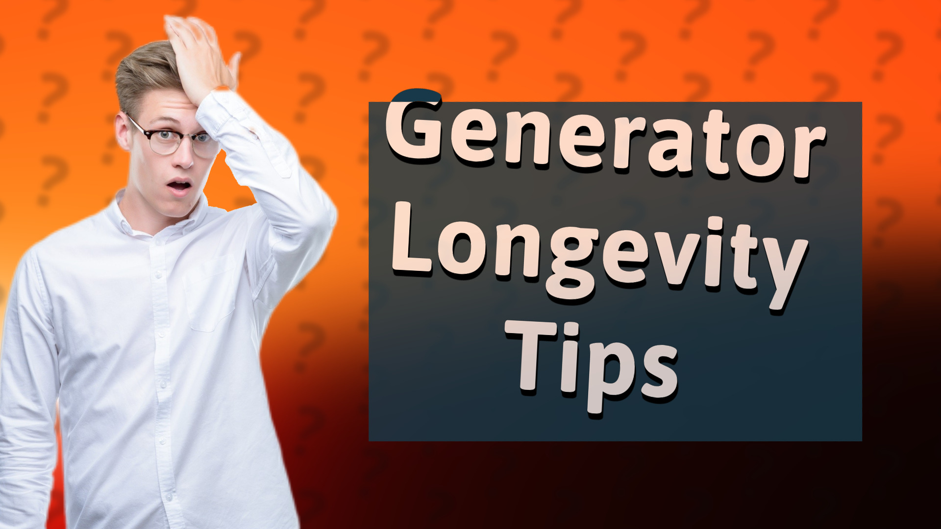 Generator Longevity Tips