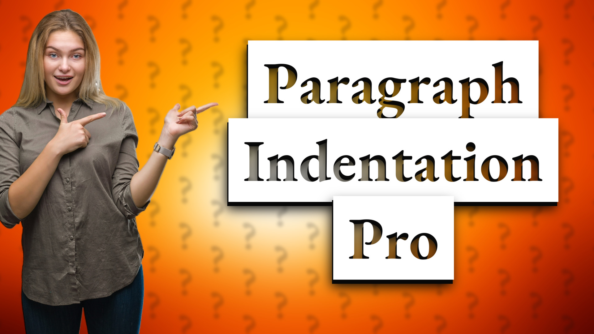 Paragraph Indentation Pro